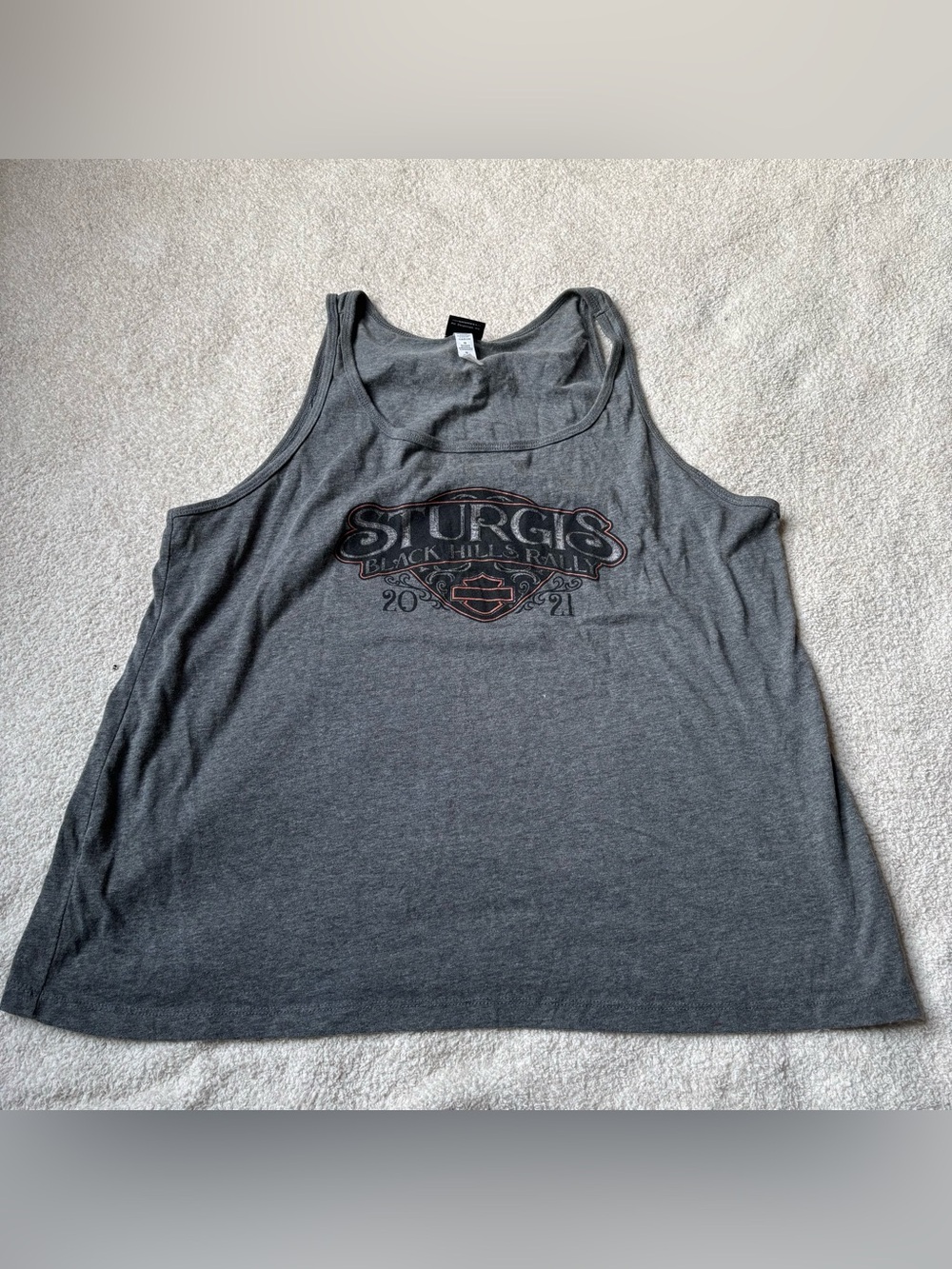 Harley-Davidson Gray Sturgis Black Hills Rally Tank Top